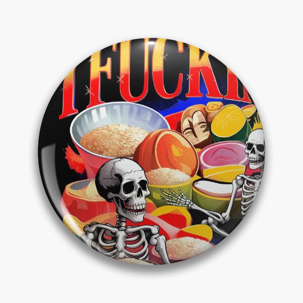 Item preview, Skeletons Love Rice Funny Food Meme Shirt designed and sold by SassCity.