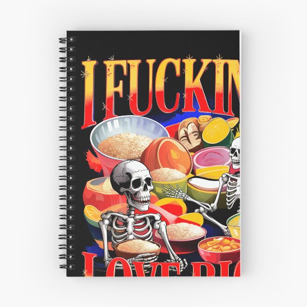 Item preview, Skeletons Love Rice Funny Food Meme Shirt designed and sold by SassCity.