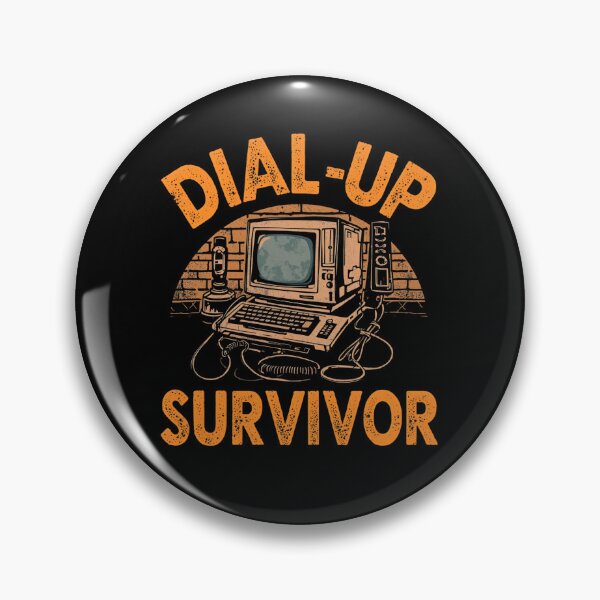 Item preview, Dial-up Survivor designed and sold by NicMacTees.
