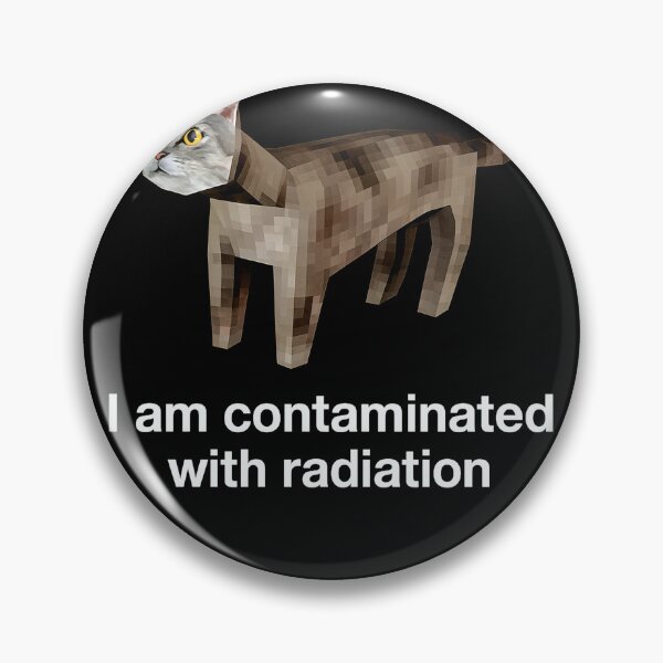 Item preview, Contaminated Cat Radiation Funny Meme Shirt designed and sold by SassCity.