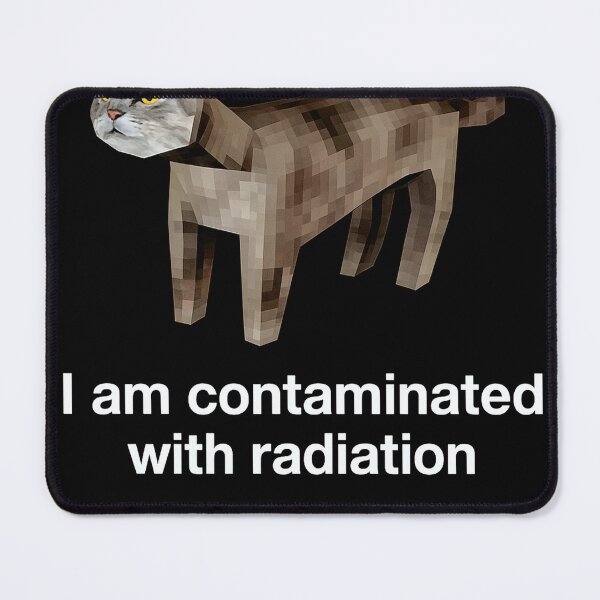 Item preview, Contaminated Cat Radiation Funny Meme Shirt designed and sold by SassCity.