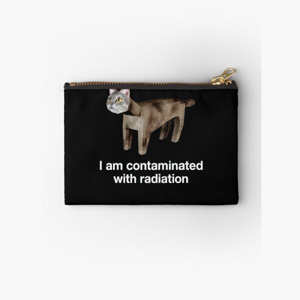 Item preview, Contaminated Cat Radiation Funny Meme Shirt designed and sold by SassCity.