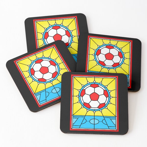 Item preview, Soccer Stained Glass Church Window Design designed and sold by Slam-Dunkan.