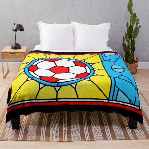 Item preview, Soccer Stained Glass Church Window Design designed and sold by Slam-Dunkan.