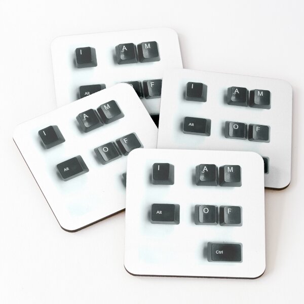 Item preview, I Am Out (Alt) of Control – Funny Keyboard Buttons Design designed and sold by PIXEL POP DESIGNS - Beyond the Norm!.