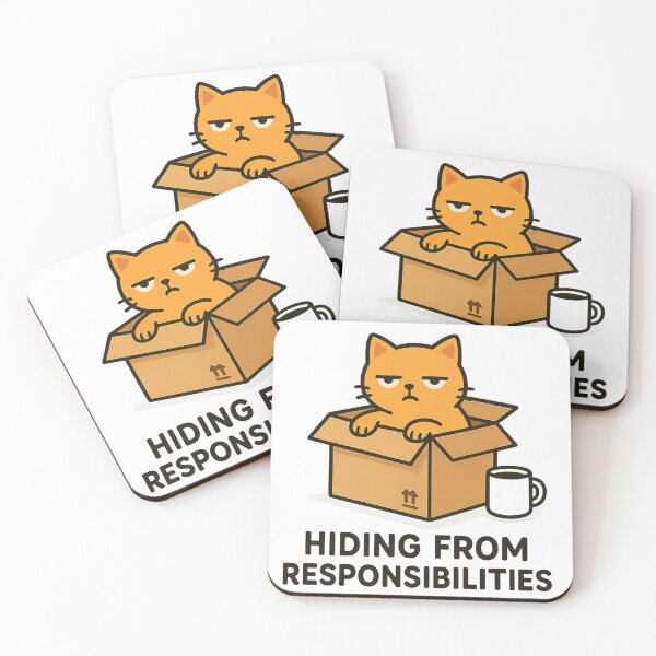 Item preview, Hiding from responsibilities designed and sold by Pfff-Designs.