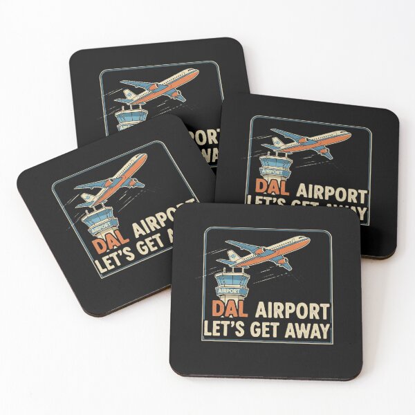Item preview,  "DAL Airport: Let's Get Away" Retro Design designed and sold by DMNindustries.
