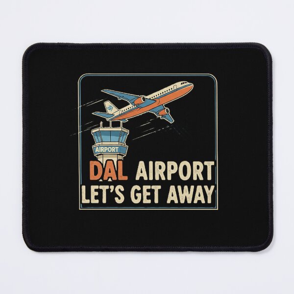 Item preview, "DAL Airport: Let's Get Away" Retro Design designed and sold by DMNindustries.