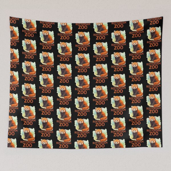 Item preview, Rotterdam Zoo Red Panda Watercolor Illustration designed and sold by EuropeanPrints.