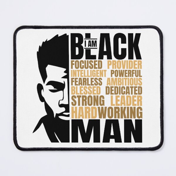 Item preview, I Am a Black Man Quote Art designed and sold by Lulunza.