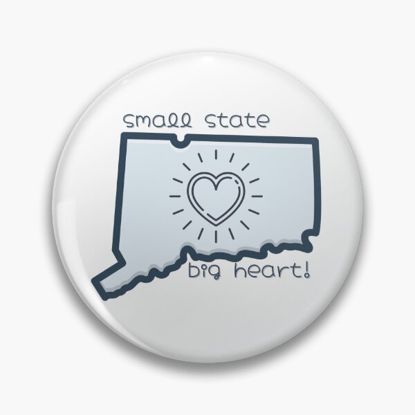 Item preview, Small State, Big Heart designed and sold by No Kings Supply Co.
