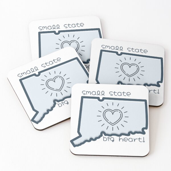 Item preview, Small State, Big Heart designed and sold by No Kings Supply Co.