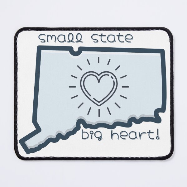 Item preview, Small State, Big Heart designed and sold by No Kings Supply Co.
