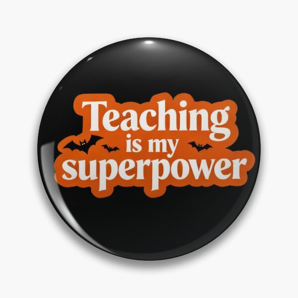 Item preview, Halloween Teacher Superpower with Bats Design designed and sold by Anastasiia Yurevych.