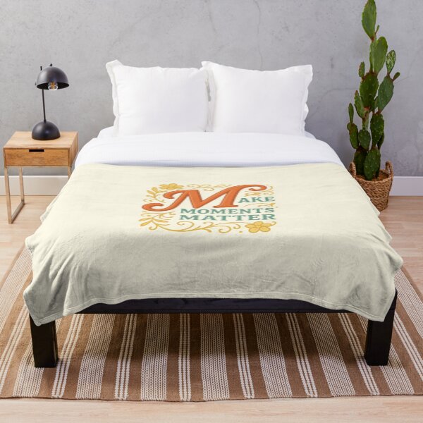 Item preview, Make Moments Matter — Cozy Letter M Design designed and sold by NovaMoodCo.