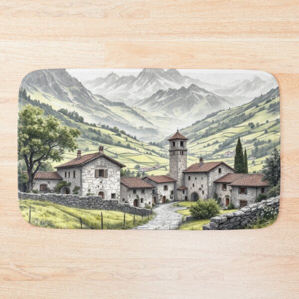 Item preview, Pyrenean Village designed and sold by jefboutique6150.