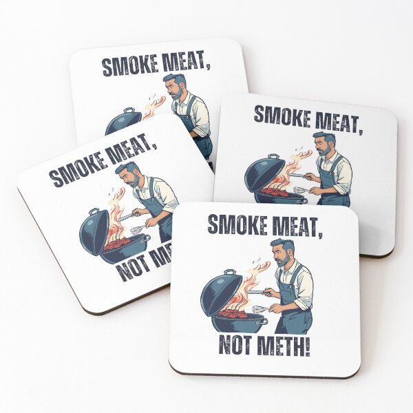Item preview, Smoke meat, not meth! designed and sold by NicMacTees.