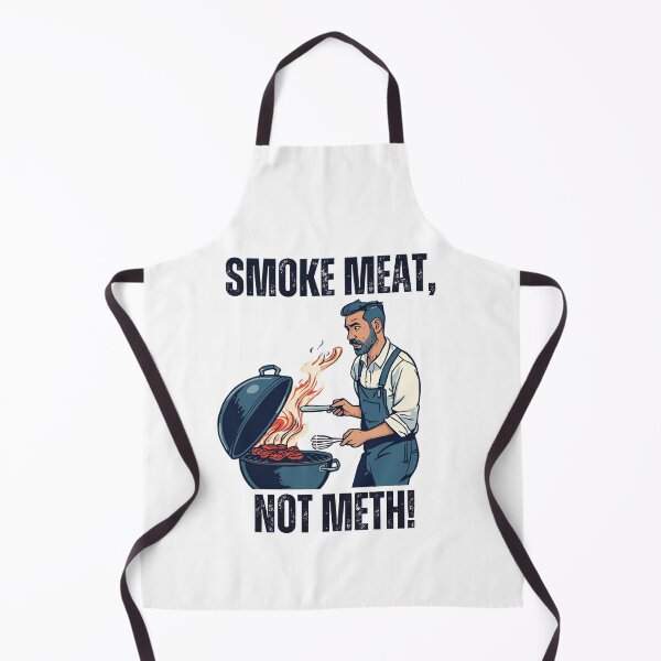 Item preview, Smoke meat, not meth! designed and sold by NicMacTees.