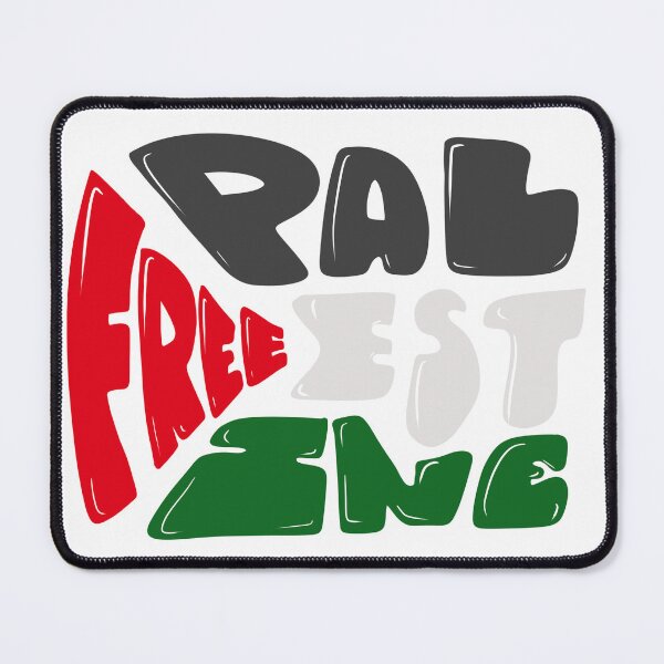 Item preview, Flag Shaped "Free Palestine" designed and sold by Iyad Ghanim.