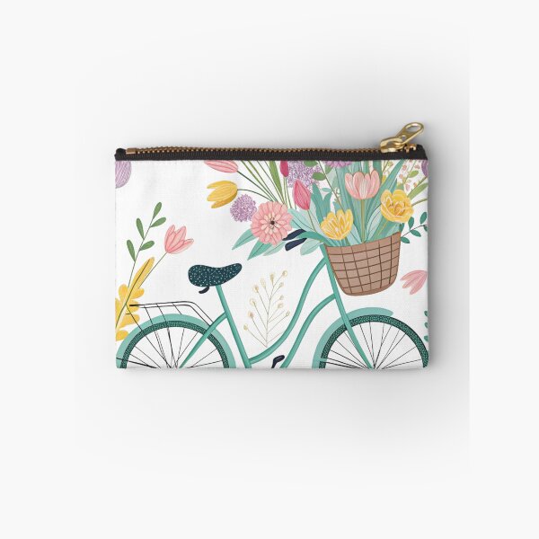 Item preview, Lavender Bicycle Illustration – Minimalist Floral Design designed and sold by Vive con Fe.