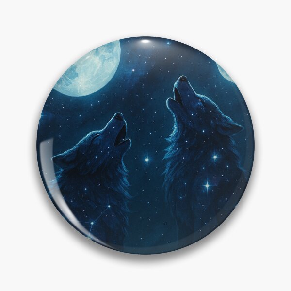 Item preview, Constellations Howling at Twin Moons designed and sold by MindprintStudio.