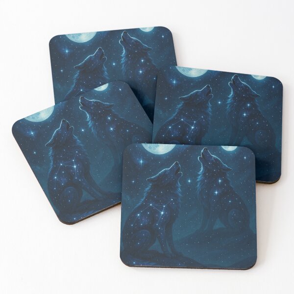 Item preview, Constellations Howling at Twin Moons designed and sold by MindprintStudio.
