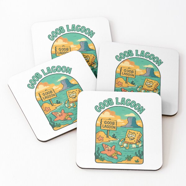 Item preview, Goob Lagoon Clean Typographic Sticker designed and sold by GeniePixel.
