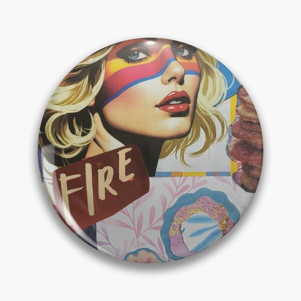 Item preview, Who Am I? Fire- Collage designed and sold by Cinderpaw1.