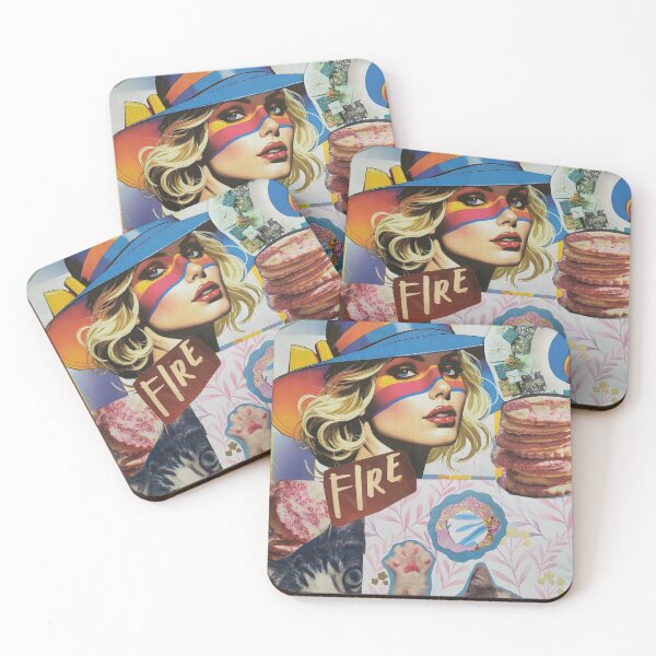 Item preview, Who Am I? Fire- Collage designed and sold by Cinderpaw1.