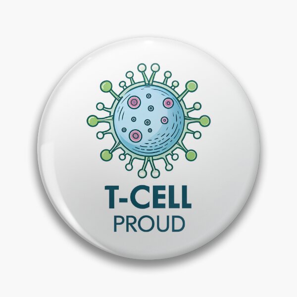 Item preview, T-Cell Proud – Stylized Line Art Immunology Design designed and sold by VividOrganica.
