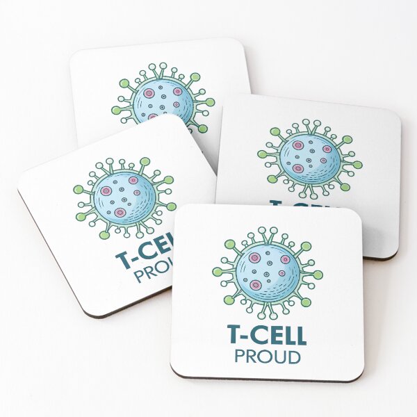 Item preview, T-Cell Proud – Stylized Line Art Immunology Design designed and sold by VividOrganica.