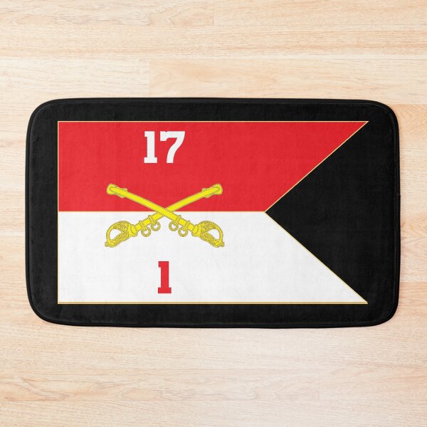 Artikelvorschau, Armee - 1. Schwadron, 17. Kavallerie Guidon X 300 entworfen und verkauft von Military Insignia Products.