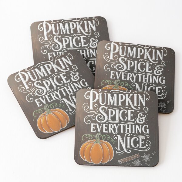 Item preview, Pumpkin Spice & Everything Nice - Rustic Chalkboard Art designed and sold by Celestial-Dreams.