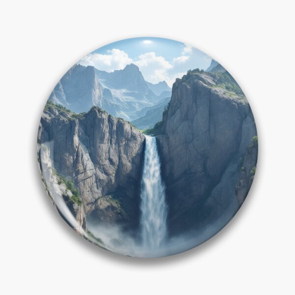 Item preview, Gavarnie Cirque Waterfall (interpretation) designed and sold by jefboutique6150.