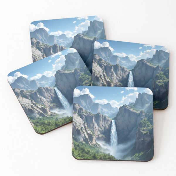 Item preview, Gavarnie Cirque Waterfall (interpretation) designed and sold by jefboutique6150.