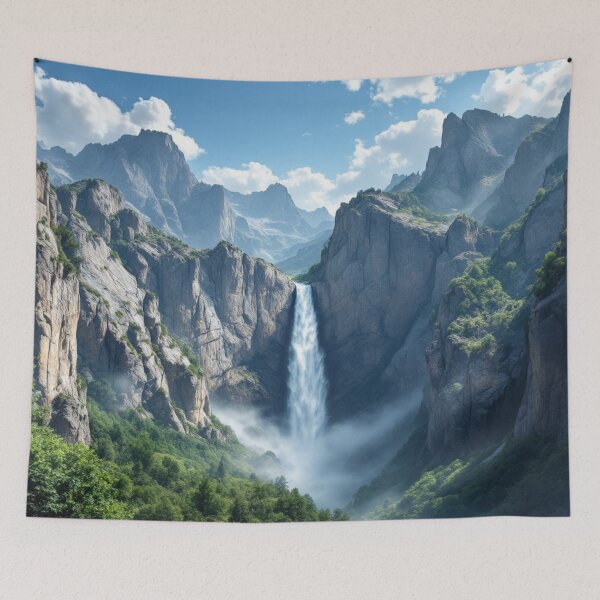 Item preview, Gavarnie Cirque Waterfall (interpretation) designed and sold by jefboutique6150.