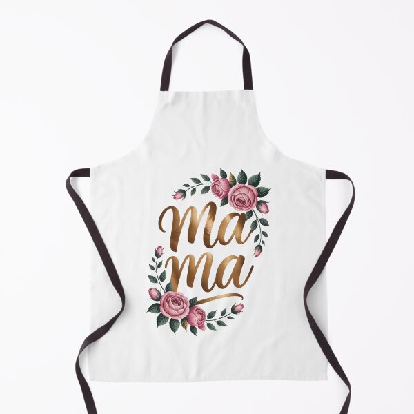 Item preview, Mama Rose Gold Florals – Elegant Script & Pink Roses designed and sold by Enea Kelo.