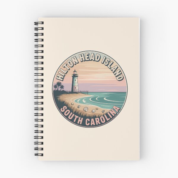Item preview, Retro Sunset Hilton Head Island South Carolina Sticker designed and sold by Horizon Tales.