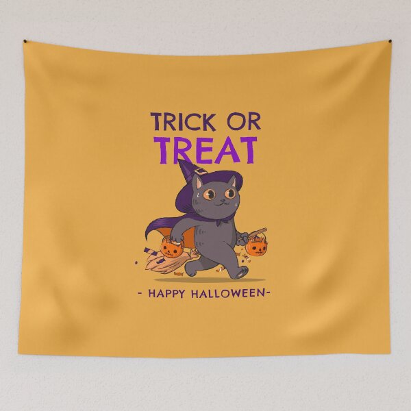 Item preview, Witchy Cat on the Prowl — Trick or Treat! designed and sold by Novel Works Studio.