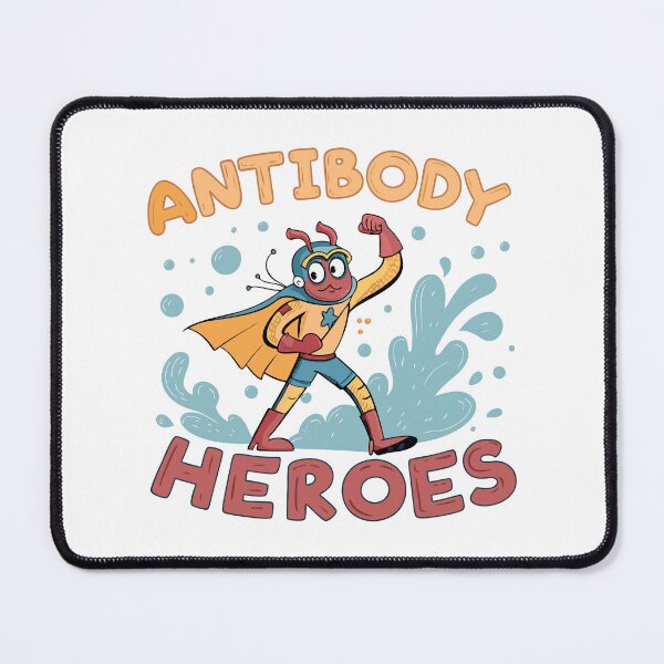 Item preview, Antibody Heroes – Fun Cartoon Science Design designed and sold by VividOrganica.