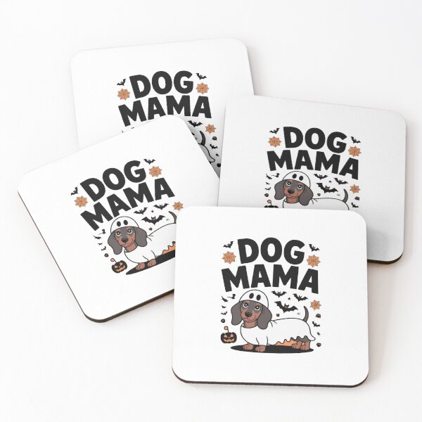 Item preview, Dog Mama Ghost – Halloween Dachshund Art designed and sold by Enea Kelo.