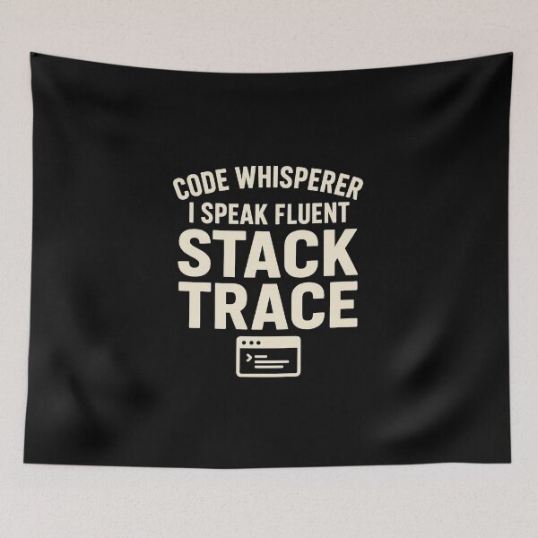 Item preview, I Speak Fluent Stack Trace - Code Whisperer Tee designed and sold by Work Life Tees.