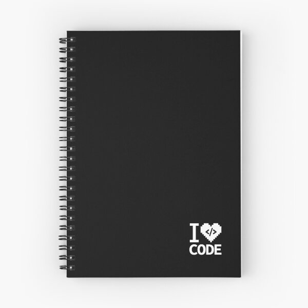 Item preview, I Love Code Programming Solid Black Heart Design with Script Sign designed and sold by PO3Designs.