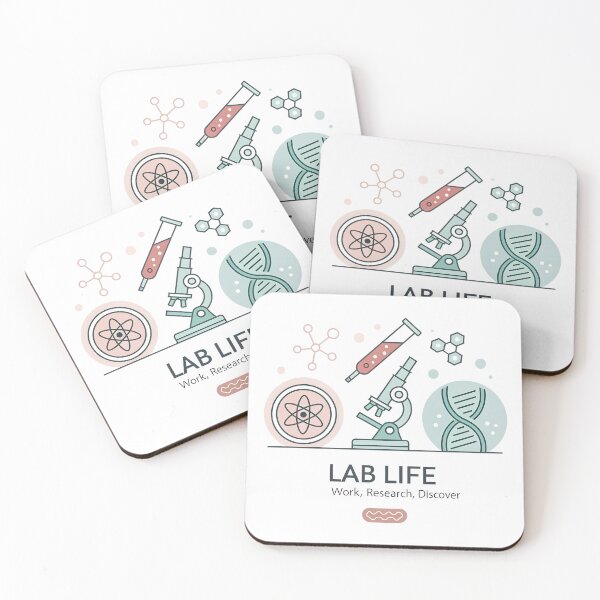 Item preview, Lab Life – Minimal Science Icons for Researchers designed and sold by VividOrganica.