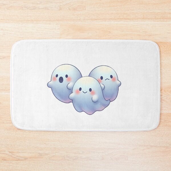 Item preview, Cute kawaii ghost trio pastel Halloween design designed and sold by DesignArtFull.