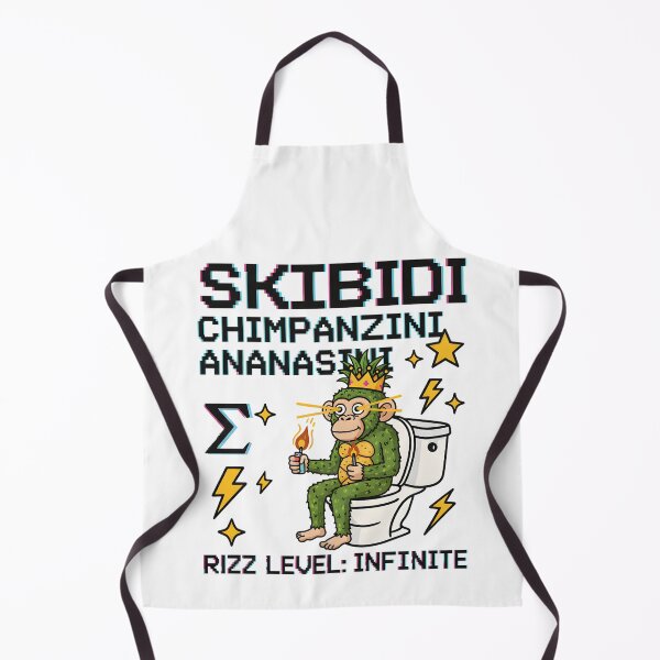 Item preview, Chimpanzini Ananasini Skibidi Pineapple Meme Monkey King Art designed and sold by AnnDesignStudio.