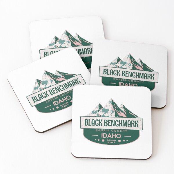 Item preview, Black Benchmark, Cassia County, Idaho, Mountain Design designed and sold by Wanderful-roads.