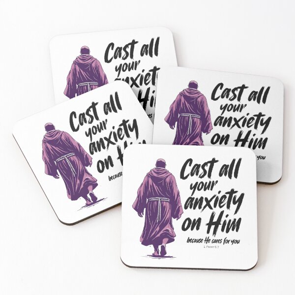 Item preview, Cast All Your Anxiety on Him – Christian Bible Verse Design designed and sold by WHDProduction45.