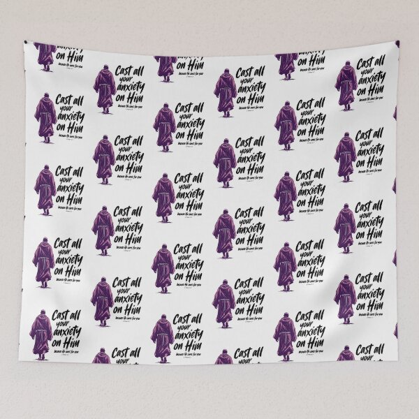 Item preview, Cast All Your Anxiety on Him – Christian Bible Verse Design designed and sold by WHDProduction45.