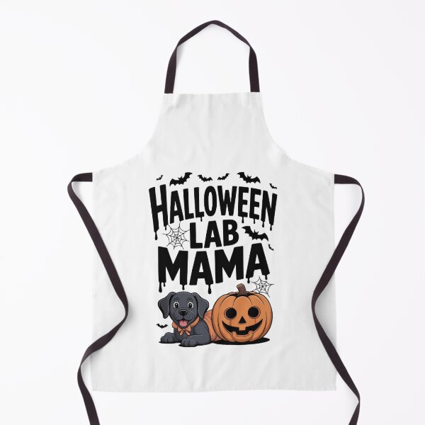 Item preview, Spooky Lab Mom – Orange Text & Halloween Pumpkins designed and sold by Enea Kelo.